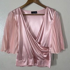 Pink Silk Blouse